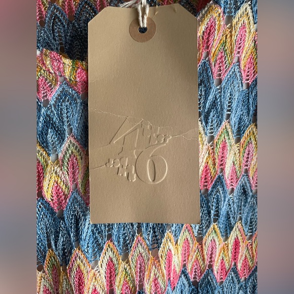 New Vintage Knit Top Multi Colored Size S-M - Picture 4 of 8